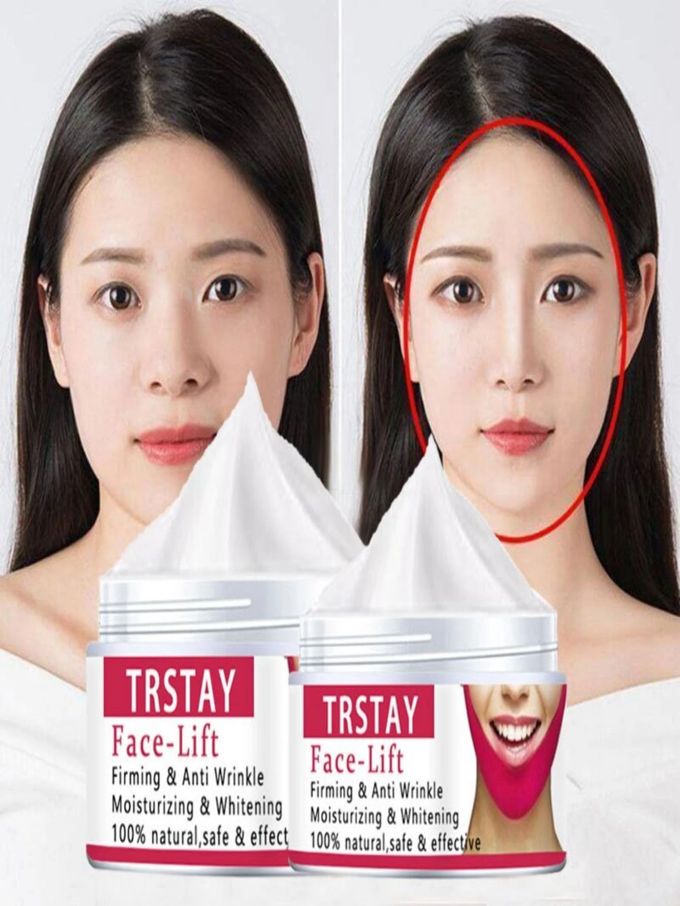 shein 5g/15g/30g/50g/100g TRSTAY Vitamin A & Hyaluronic Acid Moisturizing Face Cream - Image 3