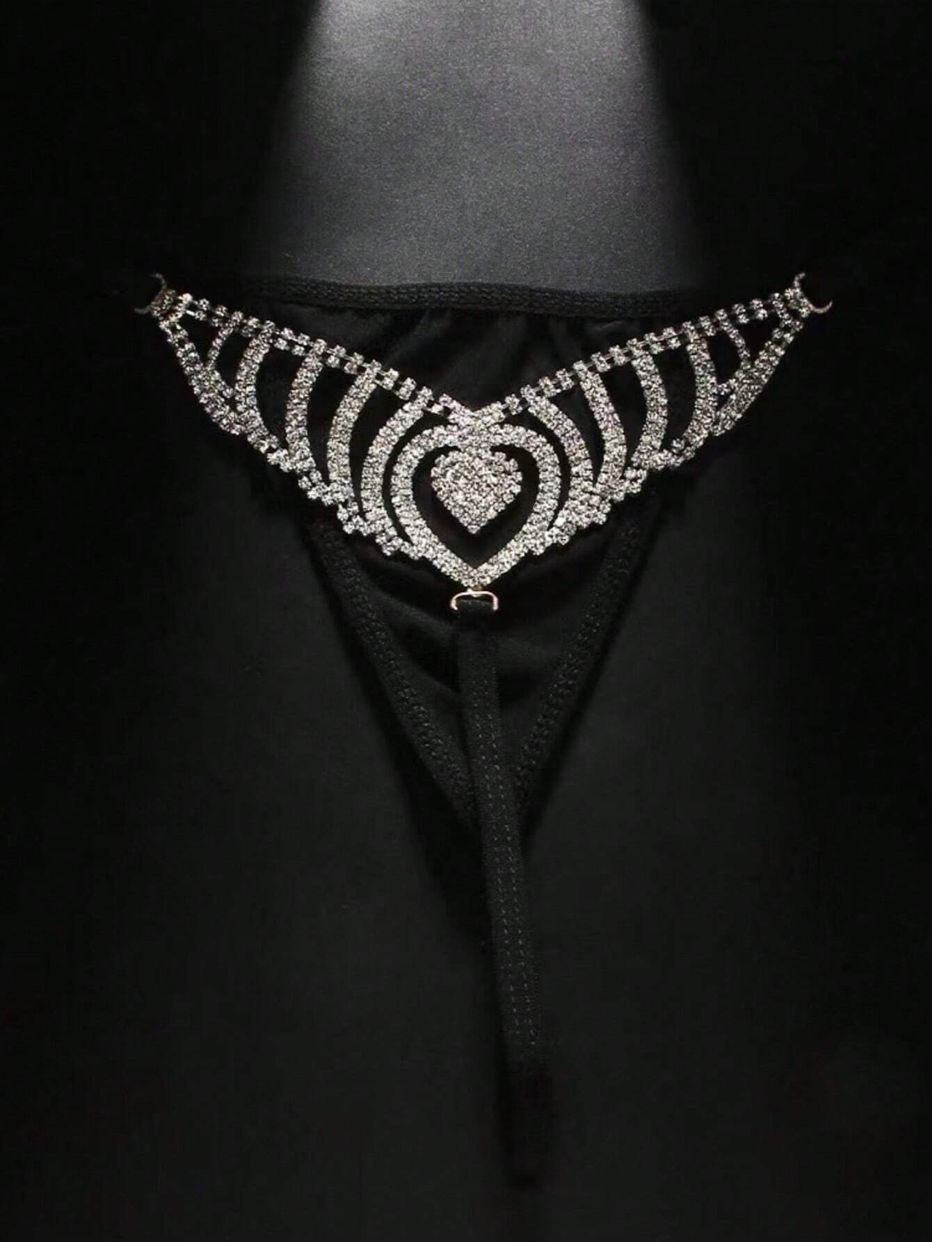 SHEIN Luxury Big Heart Thong Sexy G String - Image 2