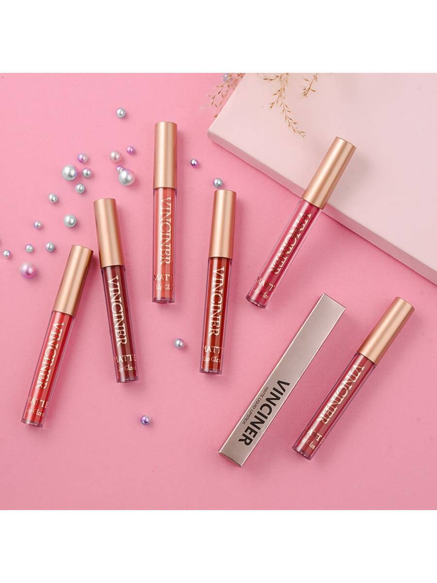 SHEIN Matte Mist Liquid Lipstick Waterproof Non Stick Cup Lip