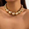 SHEIN Beautiful CCB Small Beaded Necklace