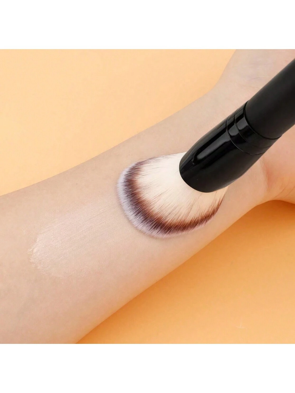 SHEIN 1pc Portable Dual-Ended Multi-Functional Makeup Brush For Face