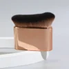 shein1pc Rose Gold Wave Foundation Brush Facial Makeup Tool High-End Grade.