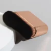 shein1pc Rose Gold Wave Foundation Brush Facial Makeup Tool High-End Grade