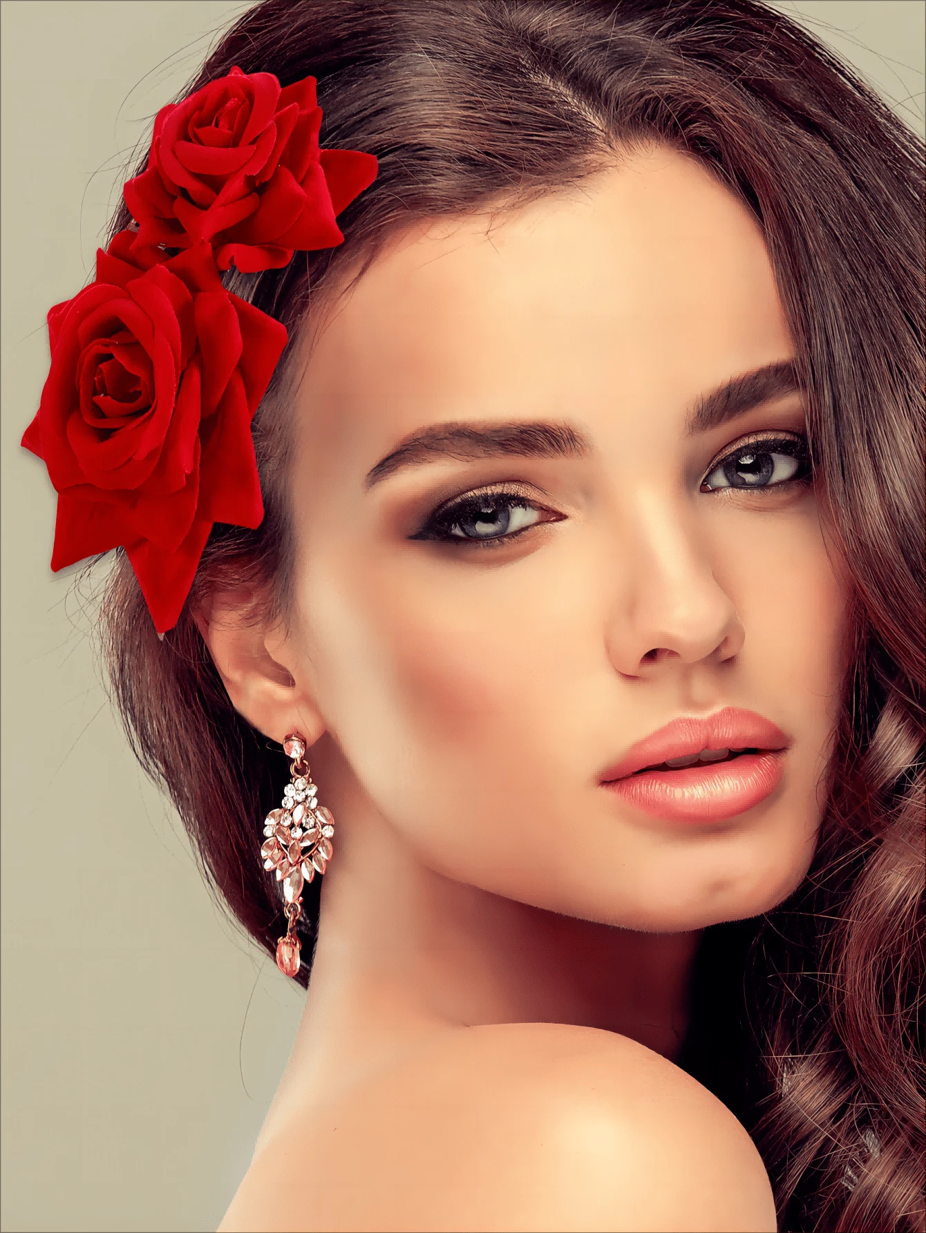 SHEIN 2PCS Rose Flower Hair Clip - Image 2