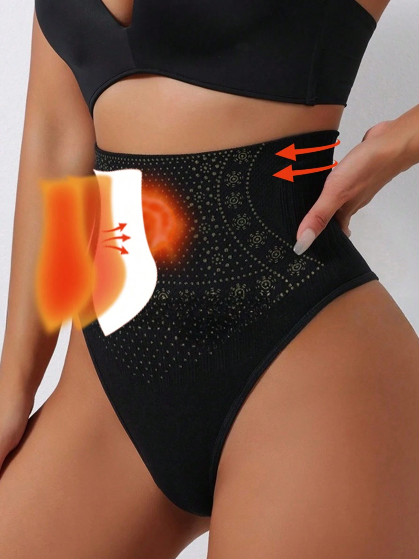 SHEIN Seamless Sexy High Waist Tummy Control Panties Women's