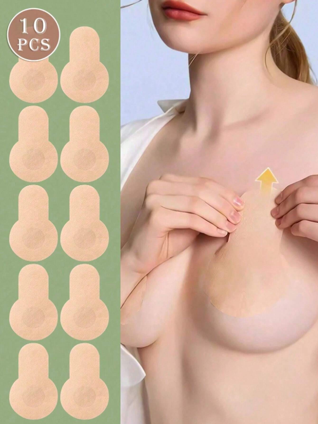 SHEIN 10pcs Convenient Disposable Breast Lifting Tapes