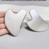 SHEIN 2pcs Stainless Steel Gua Sha Beauty Board For Face