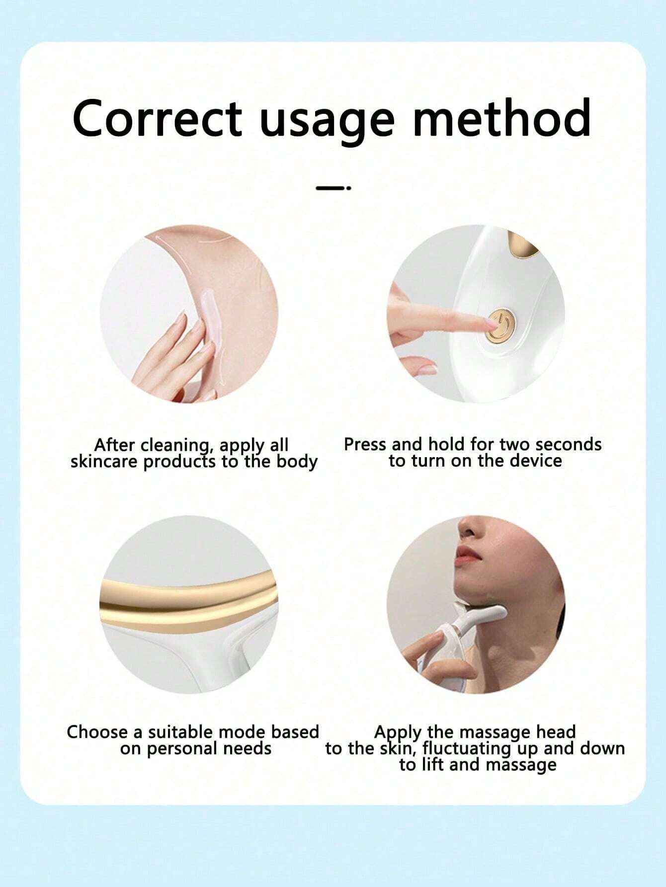 SHEIN Beauty Neck Device, Neck Care Massage Tool - Image 3