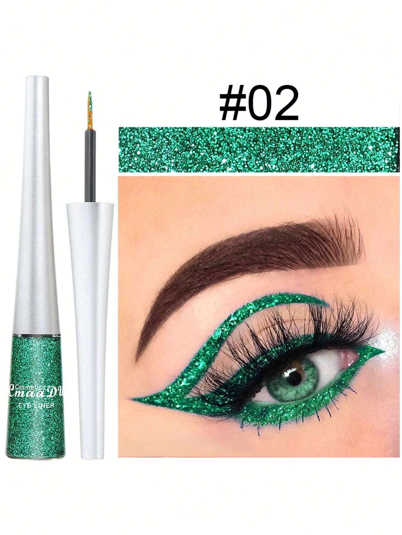 SHEIN Waterproof Glitter Liquid Eyeliner