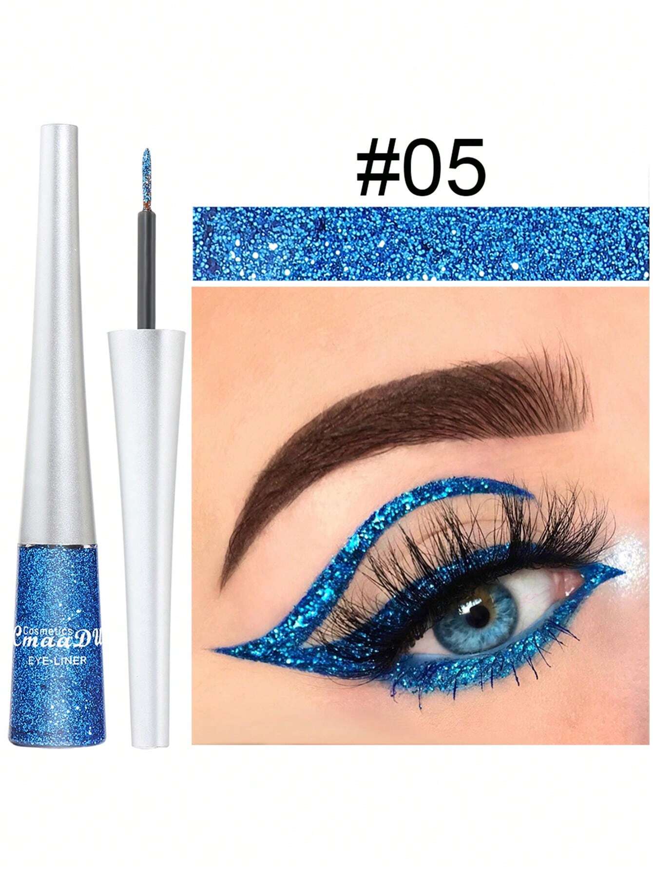 SHEIN Waterproof Glitter Liquid Eyeliner