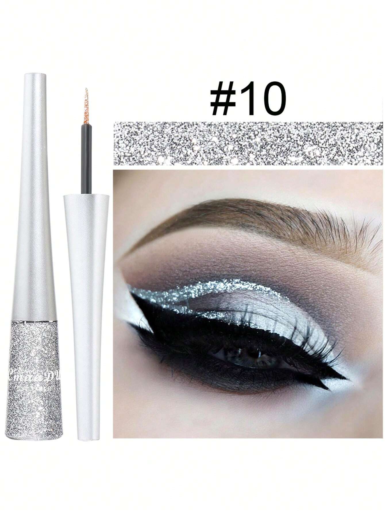 SHEIN Waterproof Glitter Liquid Eyeliner