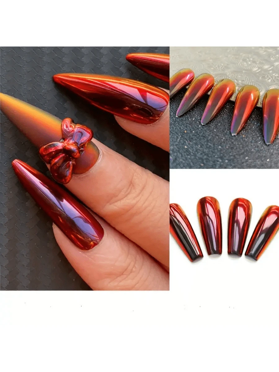 SHEIN Y2K Royalty Series Chameleon Powder Nail Art Charm - Image 3