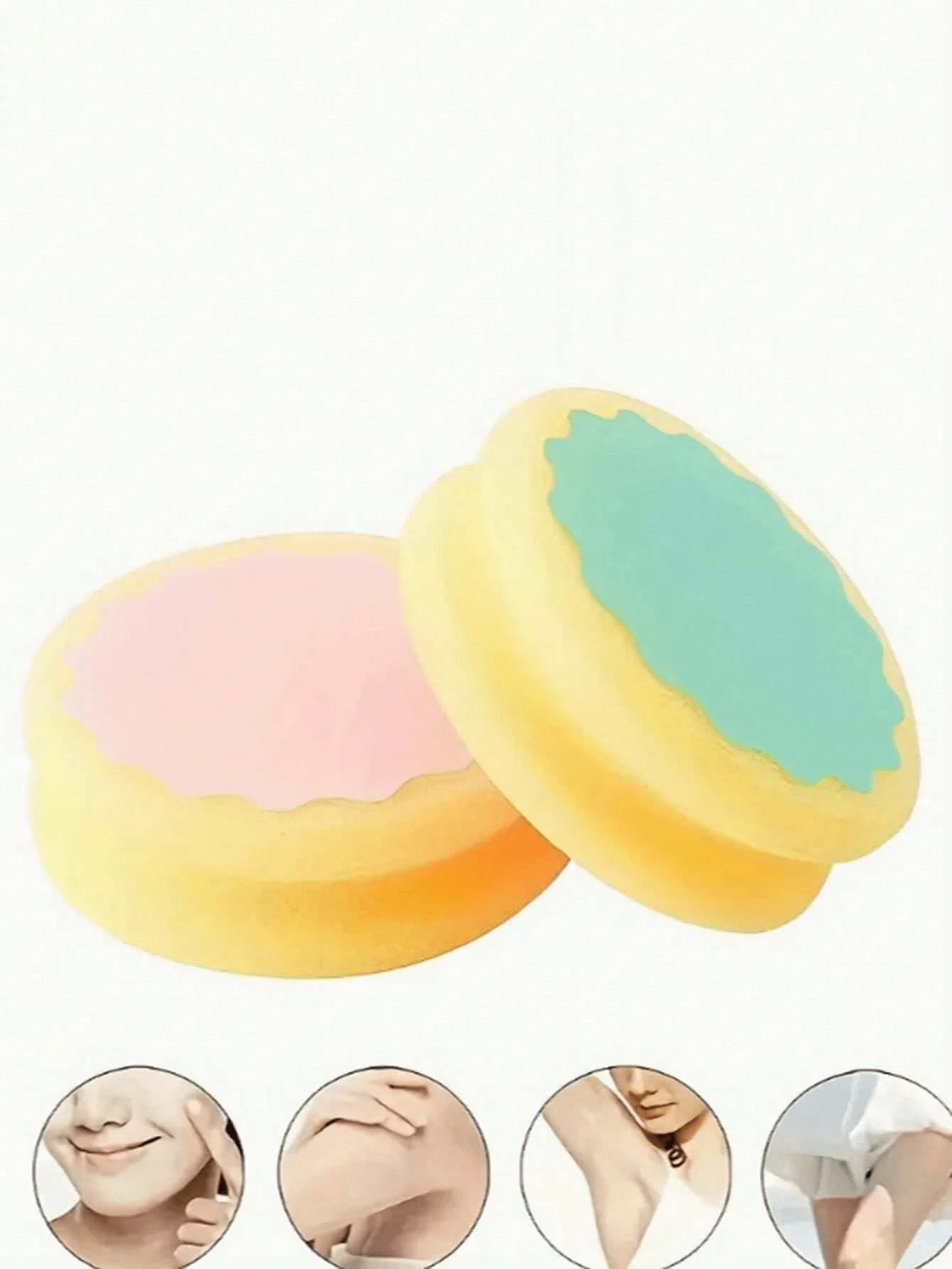 shein 1Pc Painless Hair Removal Depilation Sponge Pad Remove Hair - Image 2