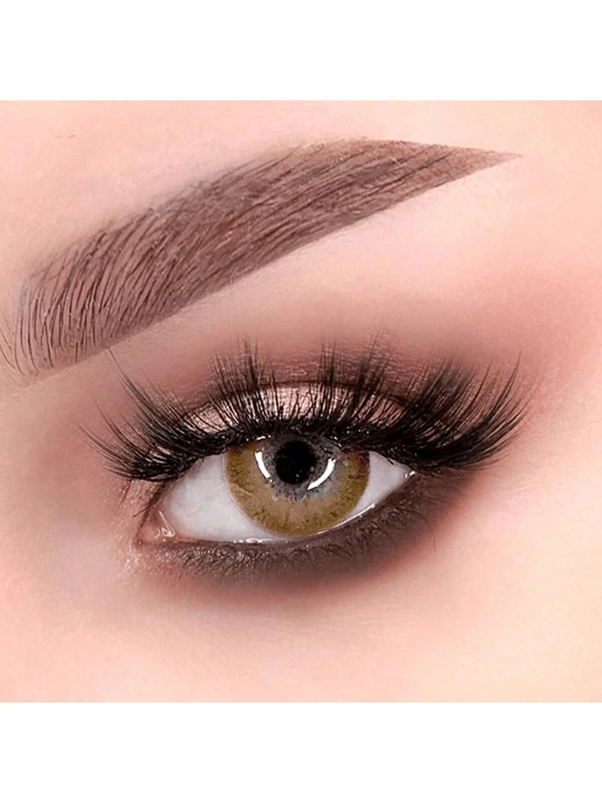 SHEIN Of New Fashion Forward Brown Natural Soft Contact Lenses