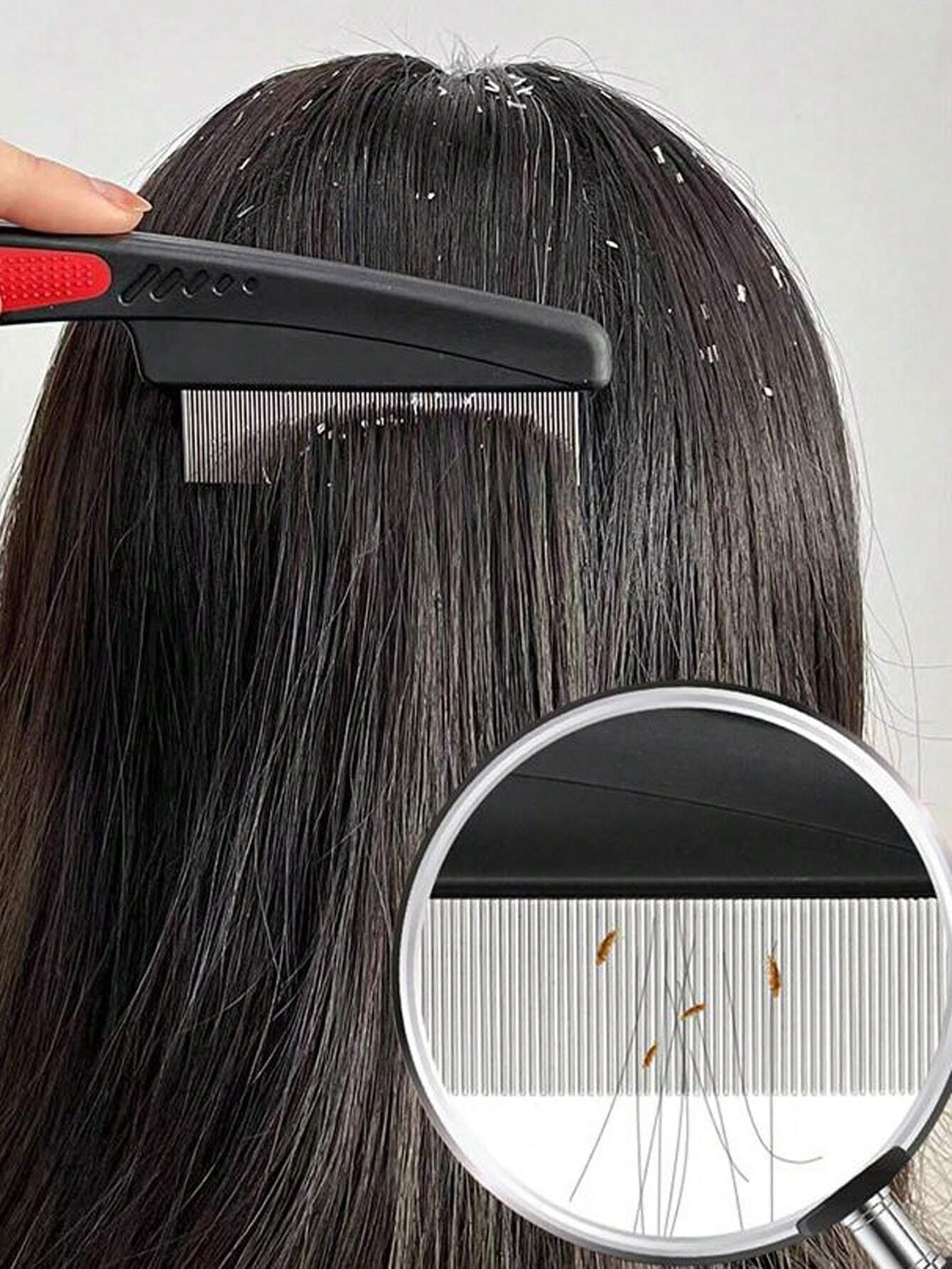 SHEIN Hair Comb With Fine & Dense Teeth For Adult, Helps Remove