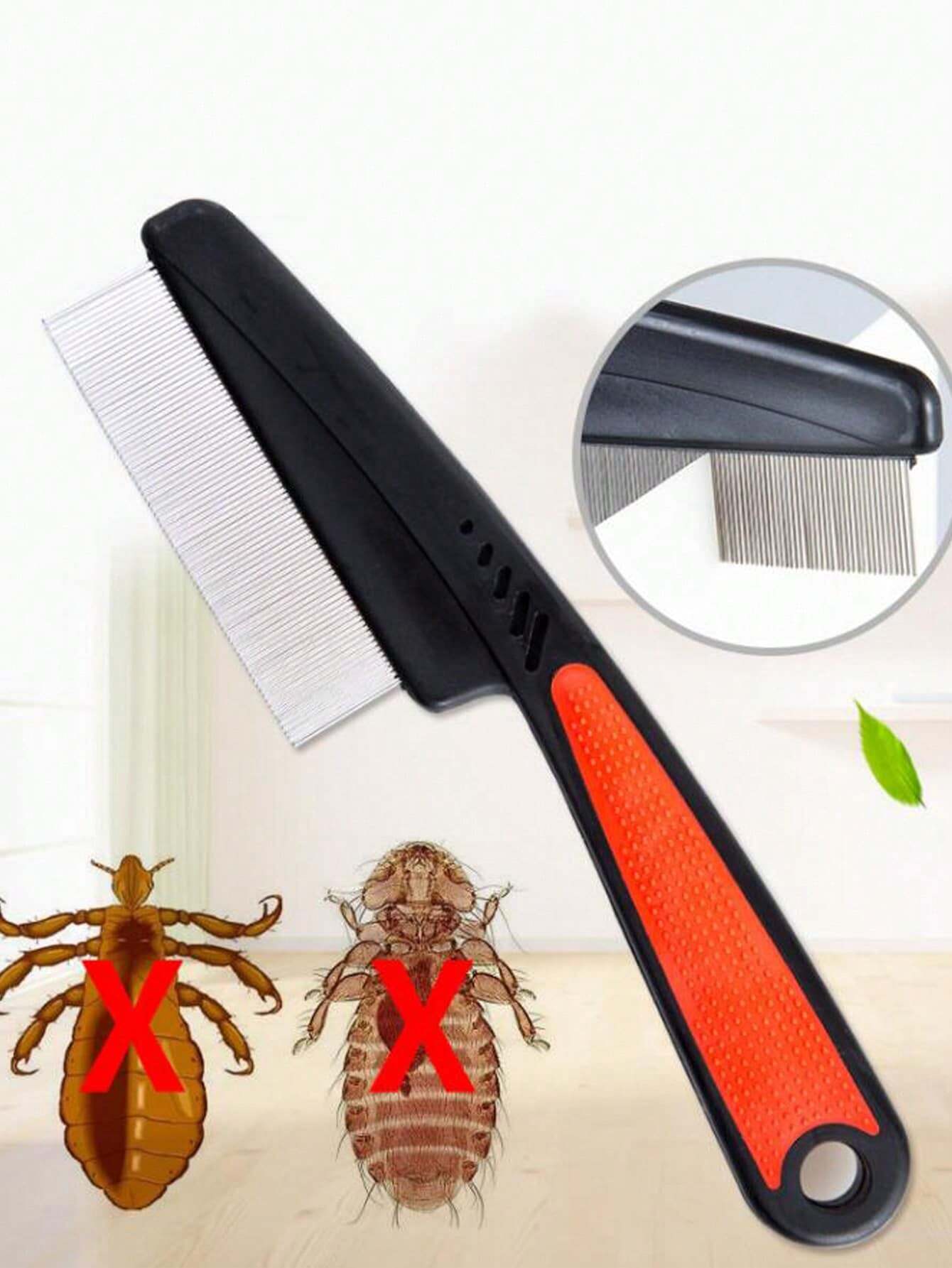 SHEIN Hair Comb With Fine & Dense Teeth For Adult, Helps Remove