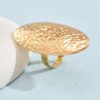 SHEIN Minimalist Oval Decorative Ring