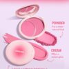 SHEGLAM Cheek 2 Cheek Blush Duo-Cherry Sorbet 5 Shades Cream