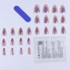 SHEIN 24 Pieces Long Nail Auroras