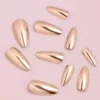 SHEIN VV MEI JIA ER 24pcs Cool Nail Medium Almond Press On Nails