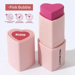 HECI BEAUTY 1pc 3 in 1 Heart Shape Cream Blush