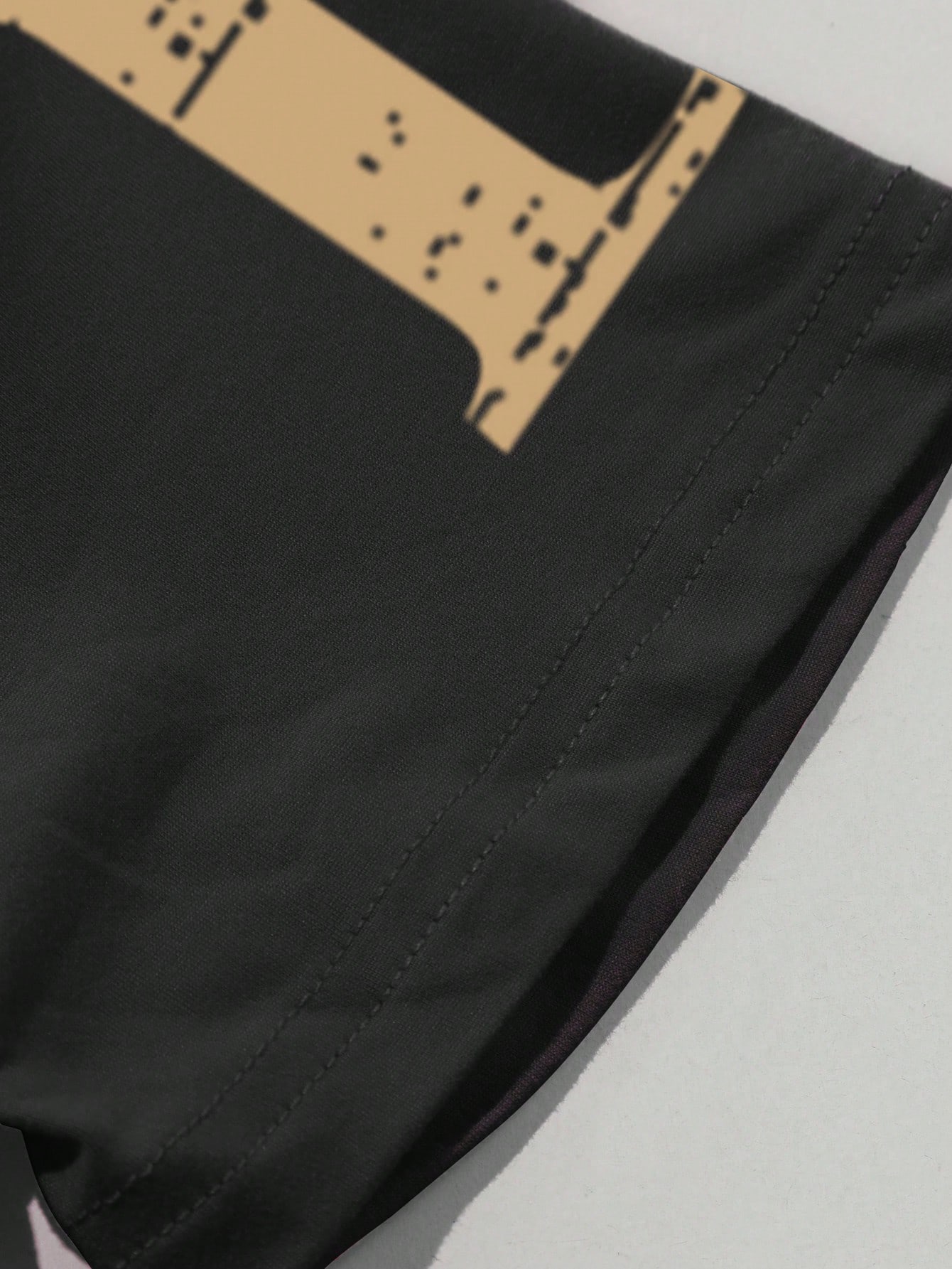 SHEIN Tween Boy Cool Headphone Bear & Letter Digital Print 2pcs