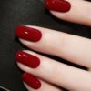 SHEIN Upgrade Your Style 24pcs Fashionable & Minimalist Burgundy Manicure Set