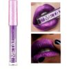SHEIN Waterproof Liquid Lipstick, Long-Wearing Metallic Lip Gloss