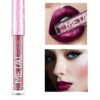 SHEIN Waterproof Liquid Lipstick, Long-Wearing Metallic Lip Gloss