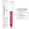 SHEIN Waterproof Long lasting Matte Lip Gloss 10 Non-Stick Cup Lip Cream