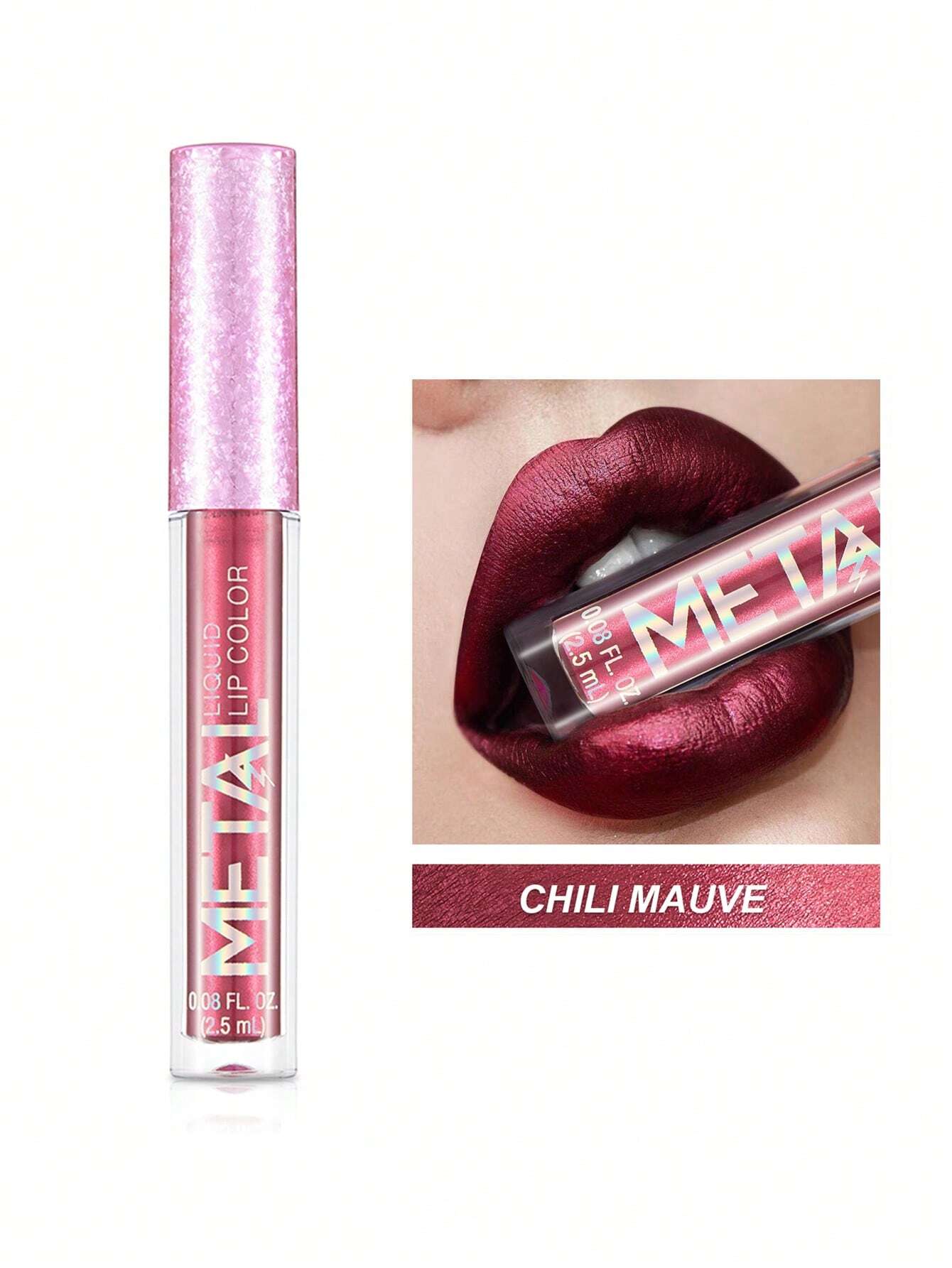 SHEIN Waterproof Ultra Matte Liquid Lipstick, Long-Wearing Lip