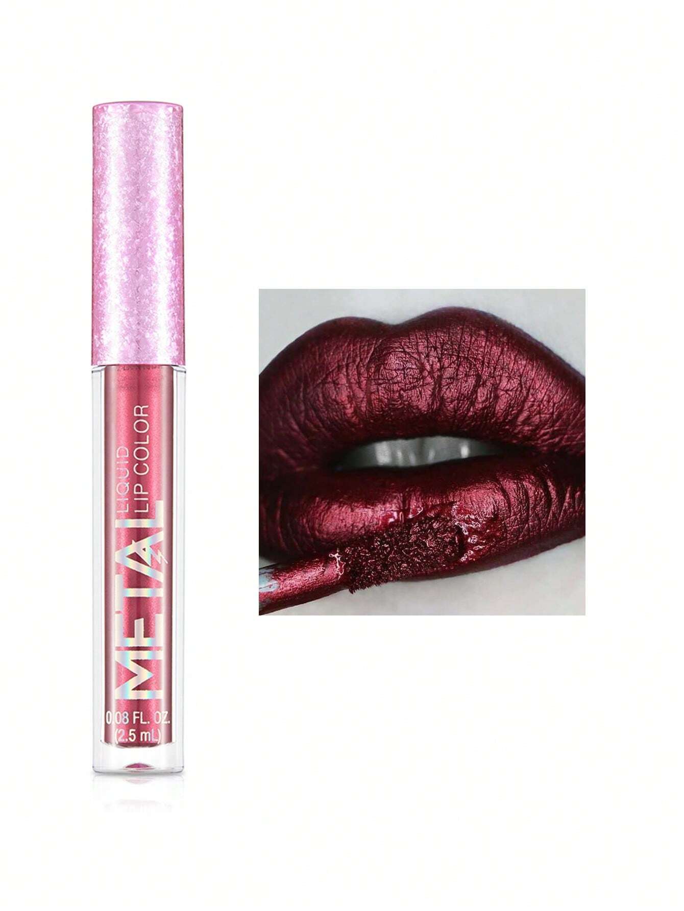 SHEIN Waterproof Ultra Matte Liquid Lipstick, Long-Wearing Lip