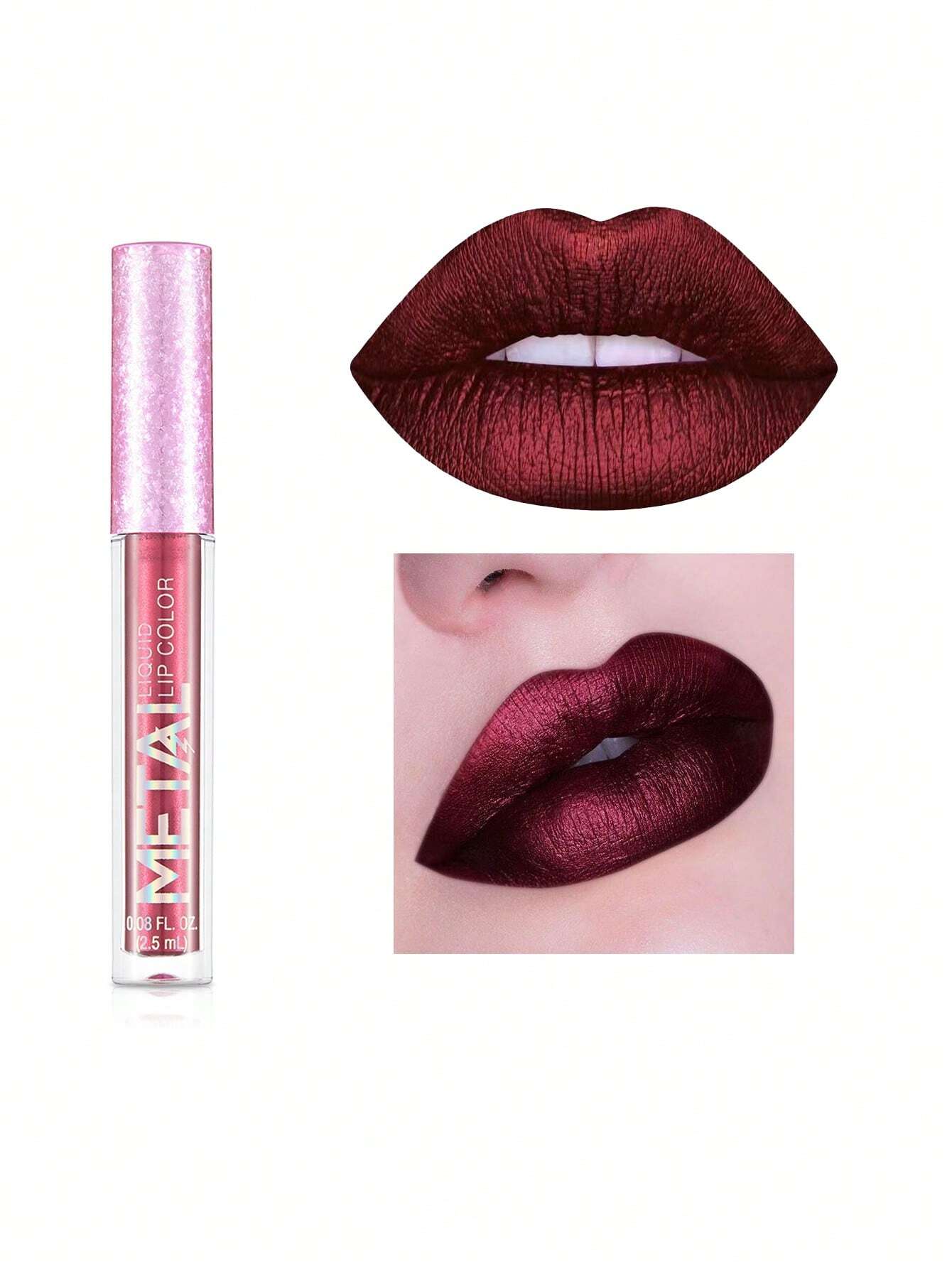 SHEIN Waterproof Ultra Matte Liquid Lipstick, Long-Wearing Lip