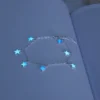 SHEIN Women Luminous Blue Star Tassel Anklet Luminous Star Bracelet