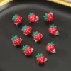 SHEIN 10pcs Strawberry Fruit Decor Hair Ties
