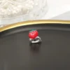 SHEIN 10pcs Strawberry Fruit Decor Hair Ties
