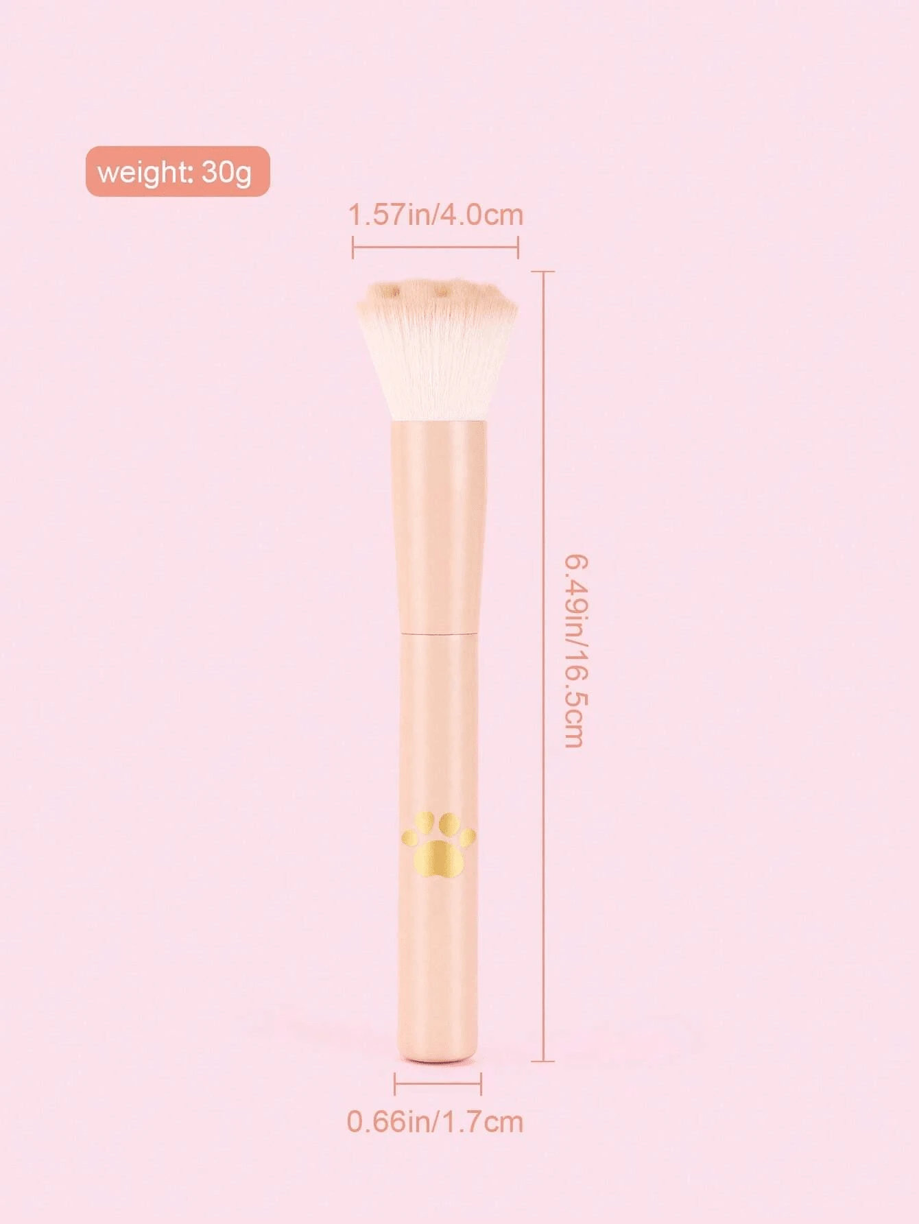 SHEIN 1pc New Cat Paw Blush Brush
