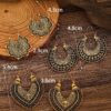 SHEIN 3pairs Vintage Boho Style Hollow Floral & Geometric