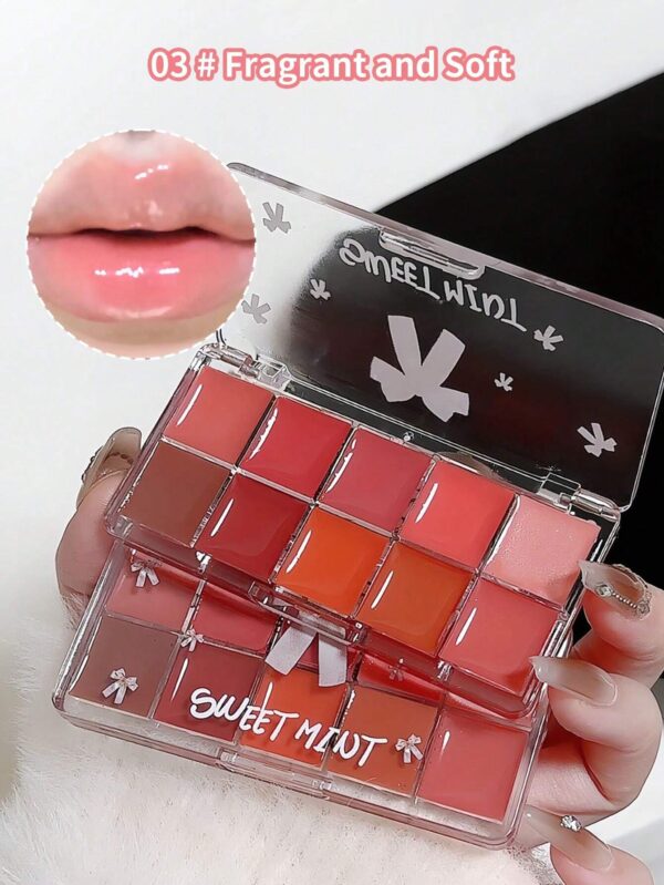 SHEIN Sweet mint 1 Set Of 10 Moisturizing & Nourishing Lip Plumper