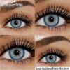 SHEIN 1 Pair Natural Color Lens Eyes Color Cosmetic Contact Lens Blue Green