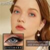 SHEIN 1 Pair Natural Color Lens Eyes Color Cosmetic Contact Lens Blue Green