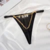 SHEIN 1pc Women's Solid Color Chain 