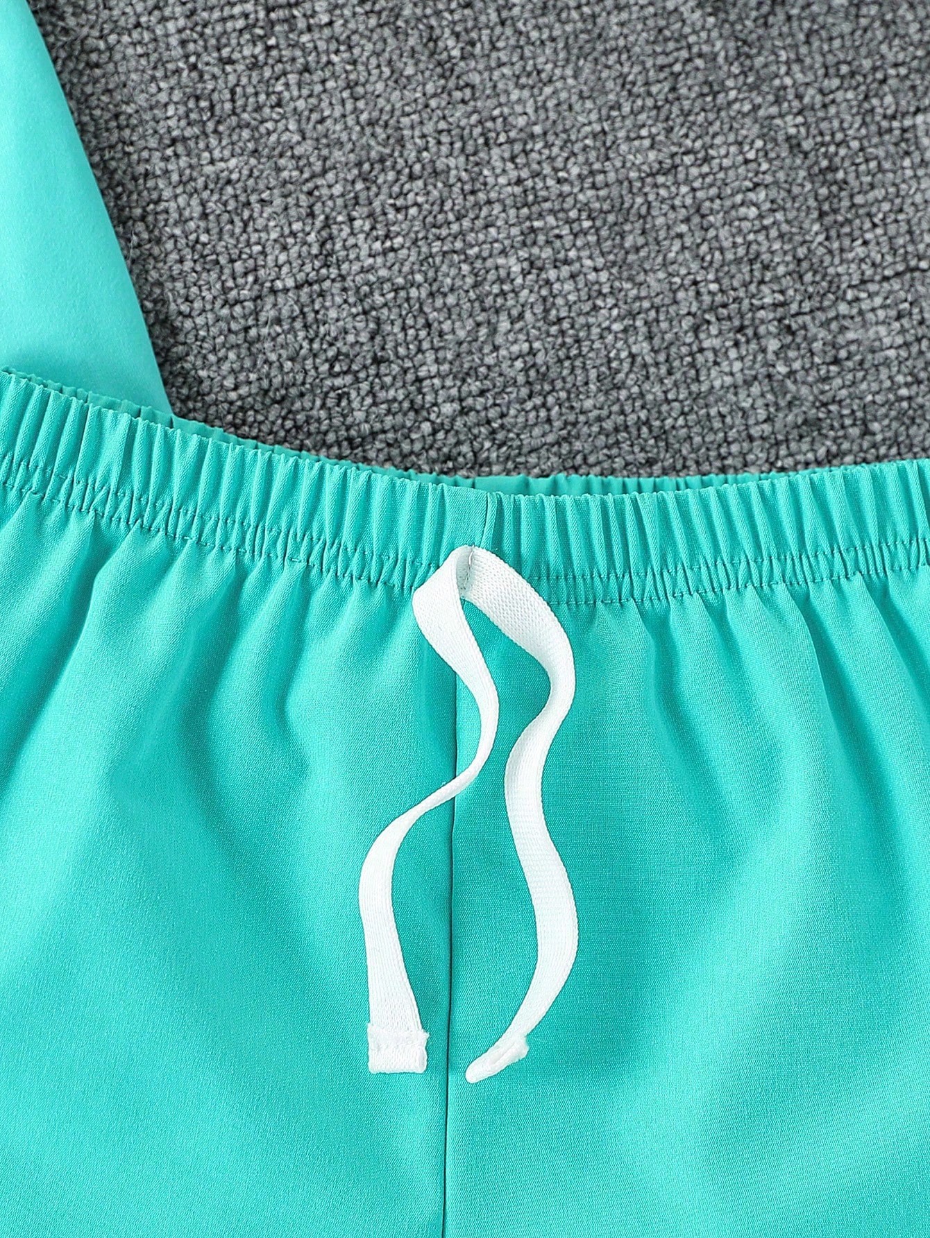 SHEIN 2pcs/Set Young Boy Casual Tropical Plant Print Short Sleeve Crew Neck Top