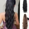 SHEIN 50cm Extremely Long Wavy Natural Wave Hair Claw Clip