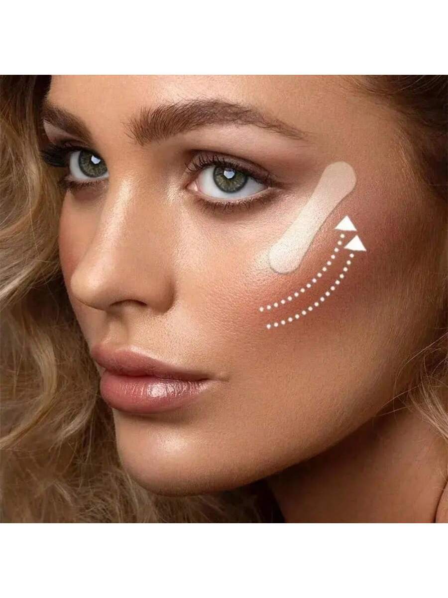 SHEIN V-Shaped Face Lifting Invisible Stickers, Makeup Tools