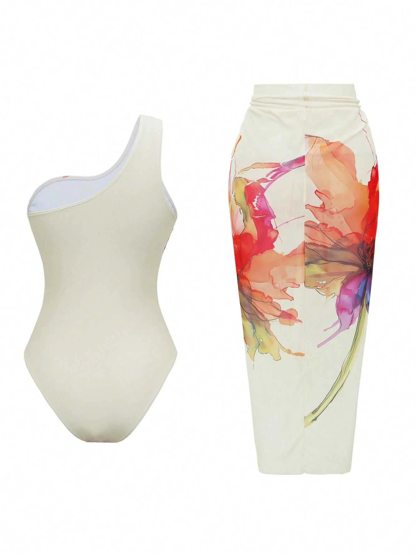 SHEIN Swim Oasis 1pc Women Casual Simple Fashion One-Piece Swimsuit