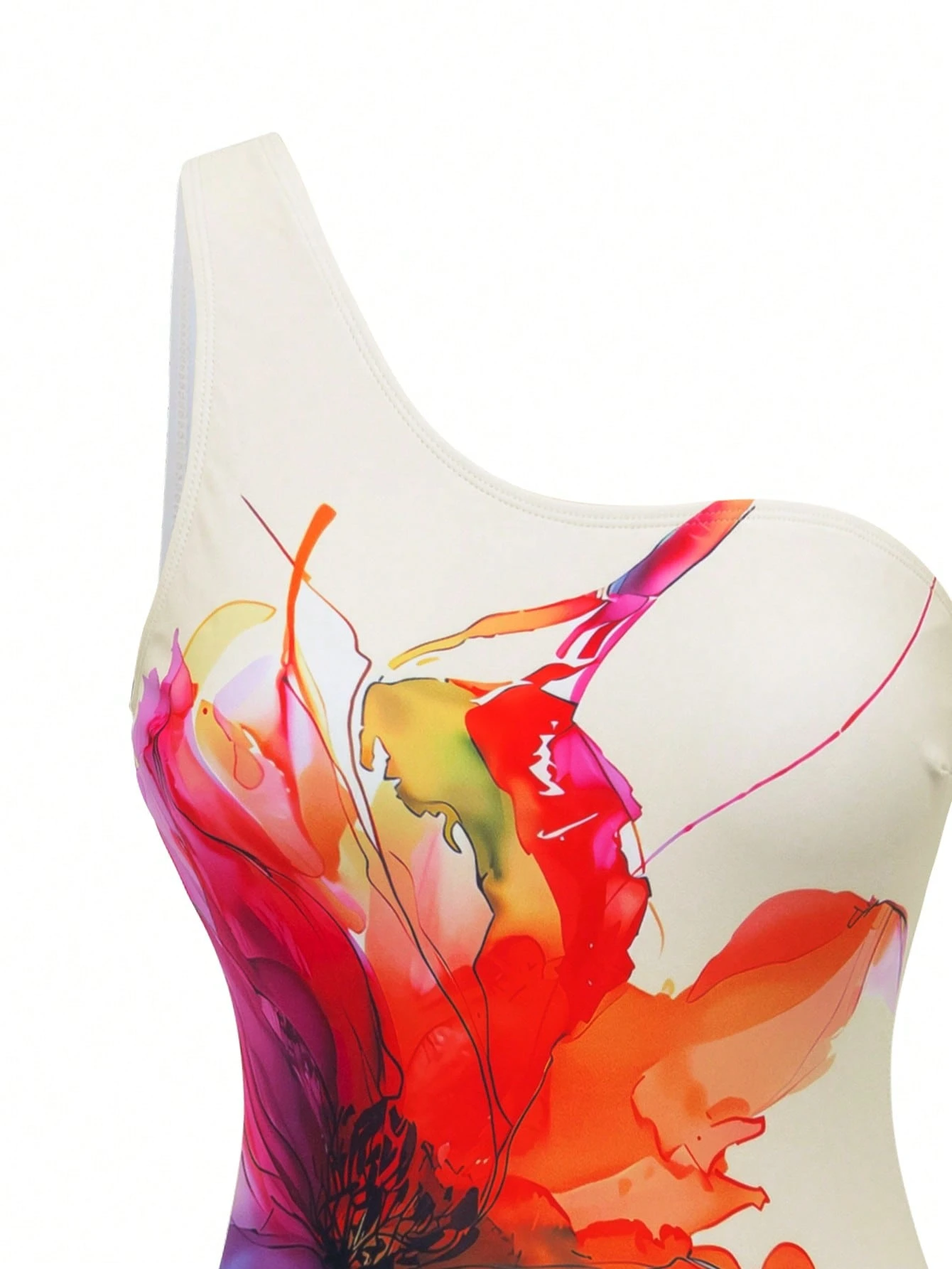 SHEIN Swim Oasis 1pc Women Casual Simple Fashion One-Piece Swimsuit