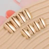 SHEIN VV MEI JIA ER Instantly Upgrade Your Look With 24pcs Long Square Gold