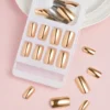 SHEIN VV MEI JIA ER Instantly Upgrade Your Look With 24pcs Long Square Gold