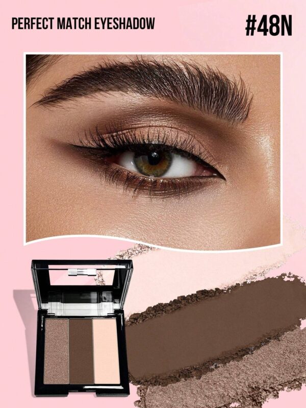 Misslyn Perfect Match Eyeshadow, Features 3 Highly Pigmented Shadows